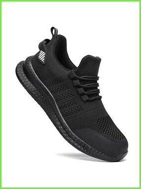 Steel Toe Work Safety Shoes Comfy Slip Resistant Sneakers